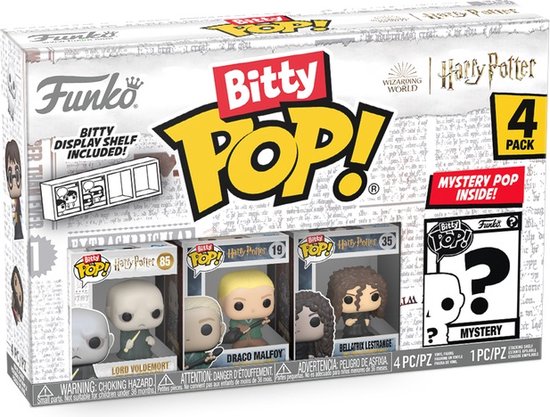 Funko Bitty Pop! 4-Pack: Harry Potter Display (12 units)