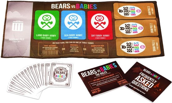 Bears vs Babies - Engelstalig Kaartspel - Exploding Kittens