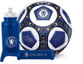 Chelsea FC - coffret cadeau - football avec signatures - gourde - pompe à ballon