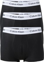 Calvin Klein low rise trunks (3-pack) - lage heren boxers kort - zwart -  Maat: M