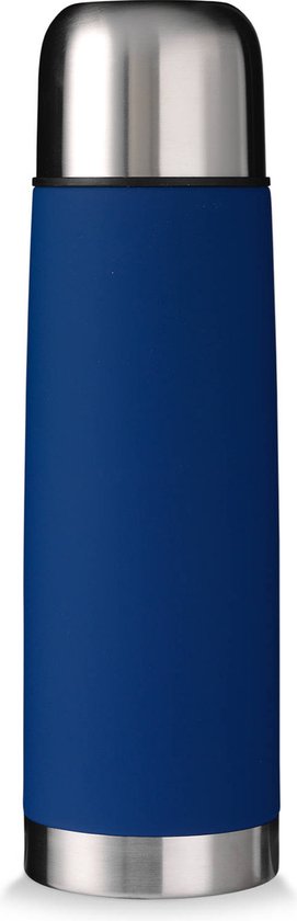 blokker-isoleerfles-donkerblauwe-thermoskan-450ml-bol