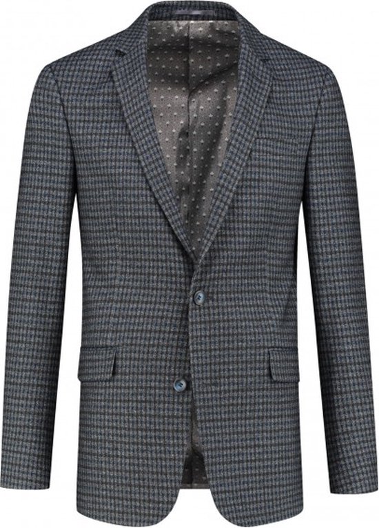 Homme - Veste aspect tweed à carreaux gris - Taille 56