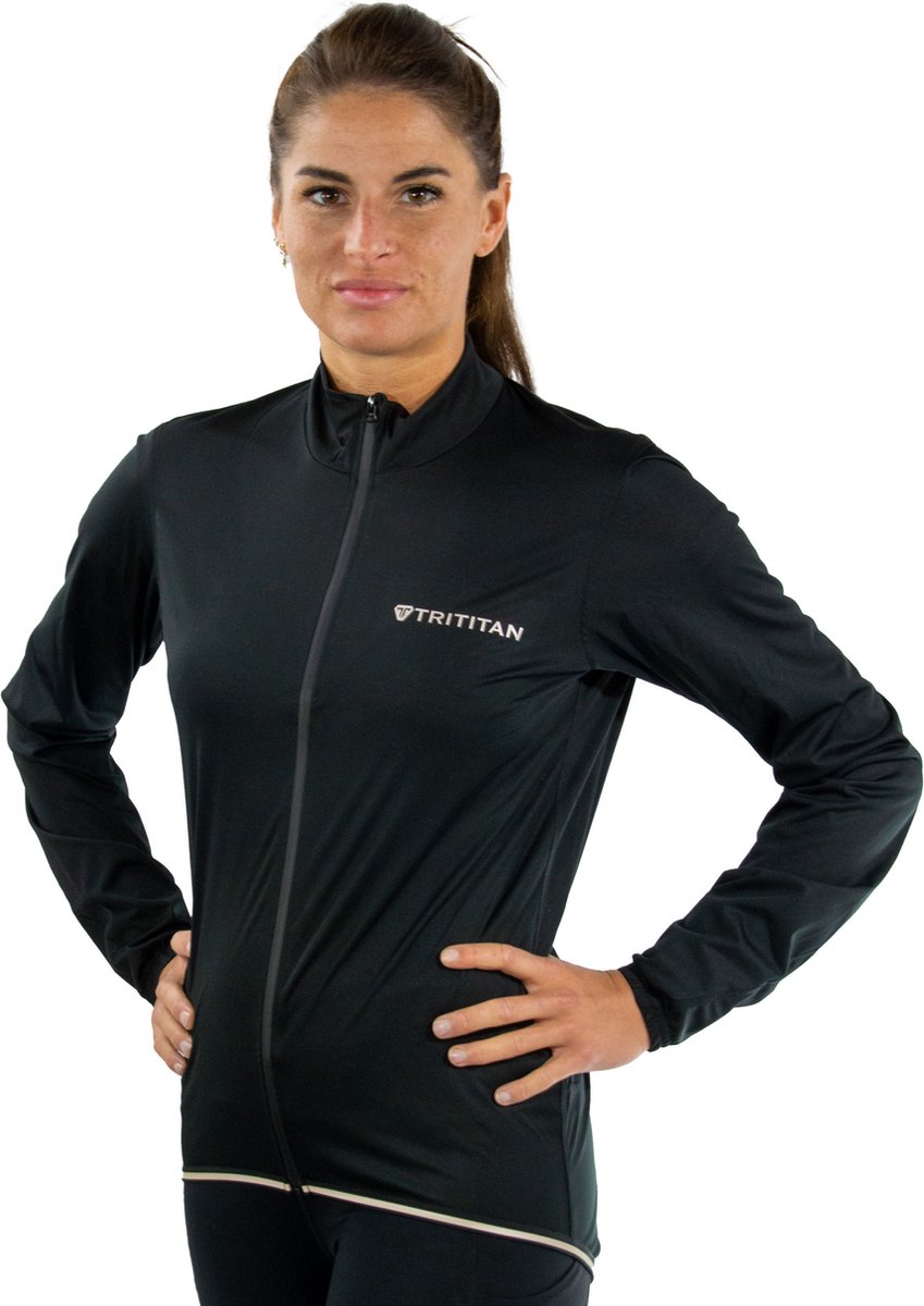 TriTiTan Pro Flexible Rain Jacket - Fietsjas - Zwart - XS