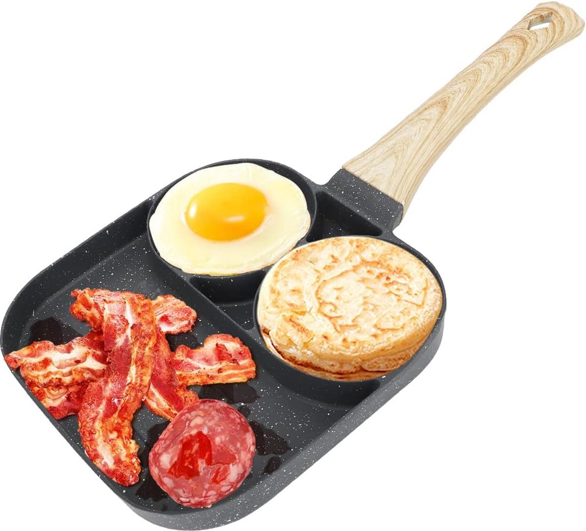 Poêle Rectangulaire Japonaise Anti-adhésive Pour Tamagoyaki (omelette Roulée) - 15,5 X 19 Cm, Avec Poignée Amovible