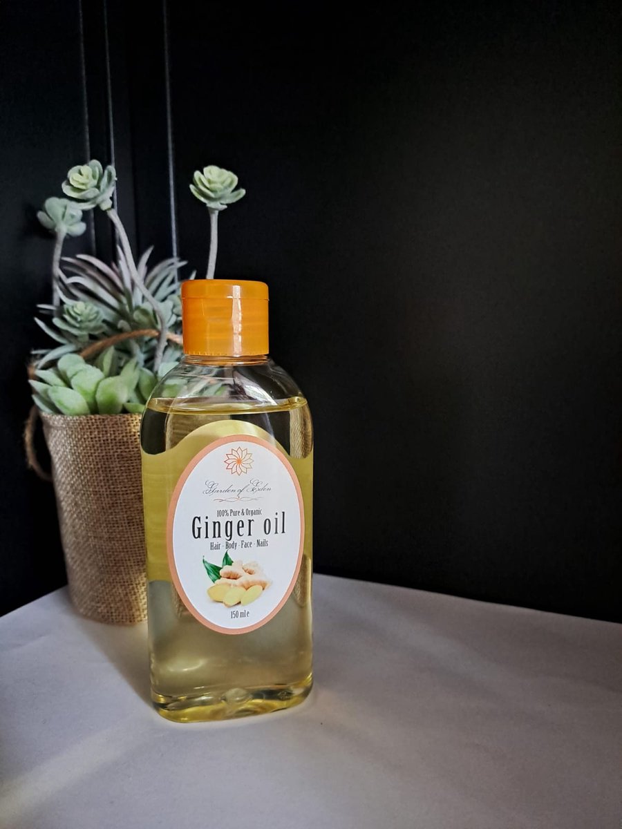Goedkoopste Garden of Eden - Pure organic koudgeperste gember olie / gemberolie 150ml voor de huid, gezond haar en spieren - massage olie - body olie
