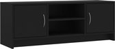 vidaXL-Tv-meubel-102x30x37,5-cm-bewerkt-hout-zwart
