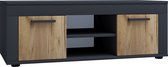VCM Meuble TV Lowboard en Bois Meuble TV Table Console Table TV Largeur 102 cm Usilo L