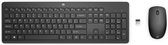HP 230 - Draadloos Toetsenbord met Muis - Qwerty - Zwart