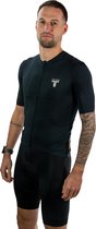 TriTiTan Pro Cycling Jersey Black - Fietsshirt - Fietstrui - S