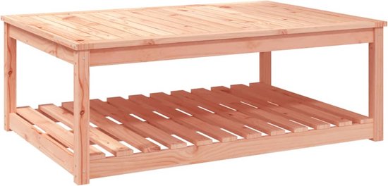 vidaXL Houten Tafel - Tuin Tafel - Tuintafel 121x82,5x45 cm massief douglashout - Buitentafel - Douglas Hout - Tuinset