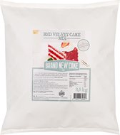BrandNewCake® Red Velvet Cake-mix 2,5kg - Bakmix Glutenvrij