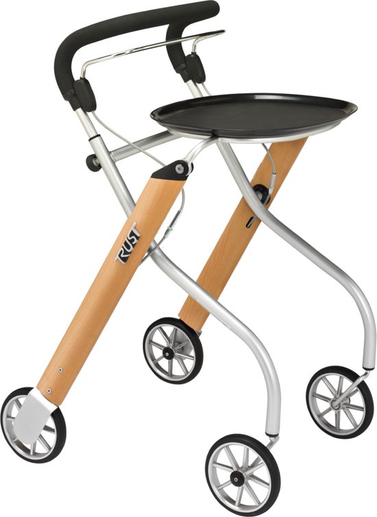 Let's Go rollator Beuken / zilver