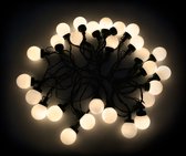Lumières de Noël LED - Boules blanc chaud - 30 pièces - 9 mètres - Connectable