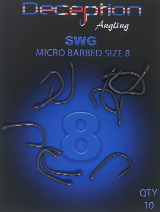SWG (TWISTER) Micro Barbed Hook Size 4 bol