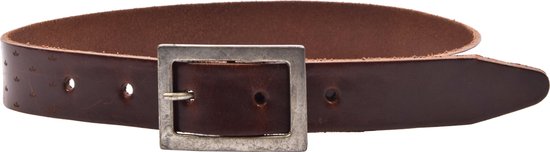 Ceinture enfant - 3,5 cm de large, taille 65 cm, marron foncé