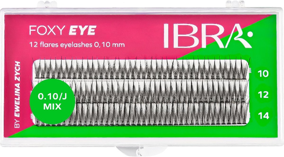 Foxy Eye wimperhaartjes Mix 120st.