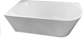 Badplaats Baignoire Isia 170 x 80 x 58 cm - Bain Semi-Autoportante - Blanc Brillant - droite