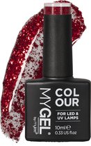 Mylee Gel Nagellak 10ml [Cabaret] UV/LED Gellak Nail Art Manicure Pedicure, Professioneel & Thuisgebruik [Bold Glitters Range] - Langdurig en gemakkelijk aan te brengen