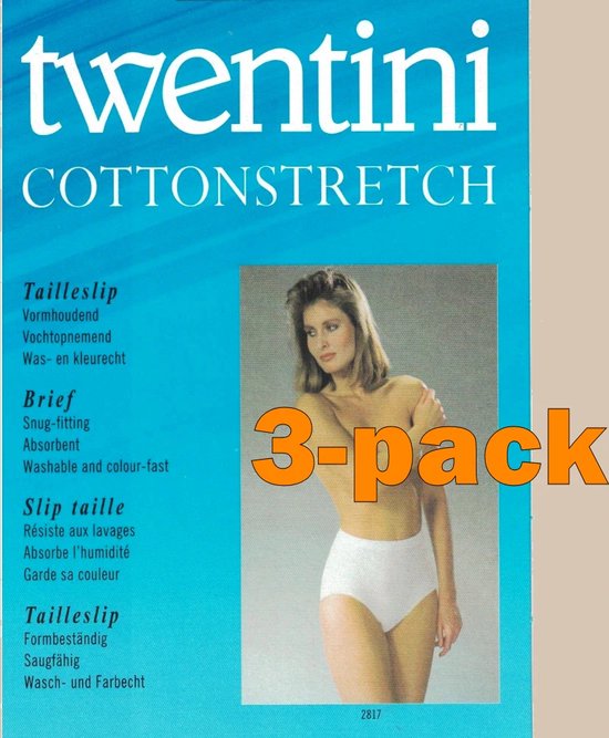 Twentini dames taille slips | 3-pack | MAAT M | huid