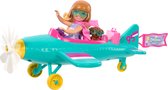 Barbie Chelsea Professional Doll Playset - Pilote - Avec poupée Barbie et avion