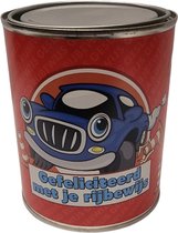 Snoepblik - Gefeliciteerd met je rijbewijs