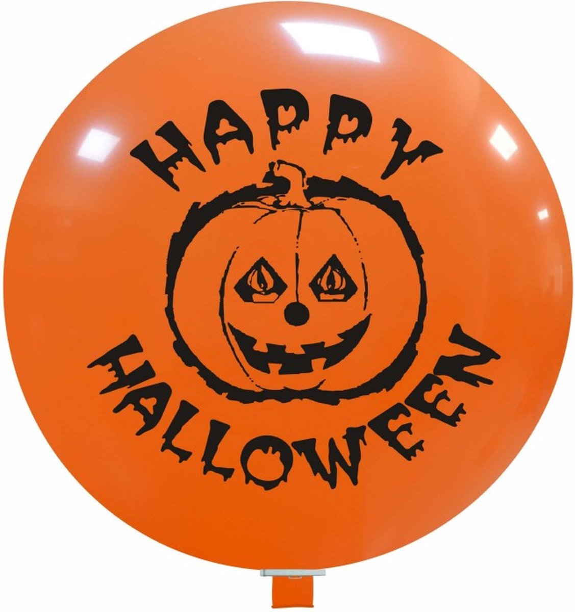 Happy Halloween XXL ballon (80cm), oranje, 32 inch, topballon Halloween