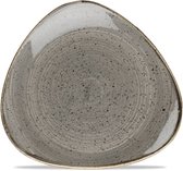 Churchill Stonecast Triangle Bowl kom 60cl grijs