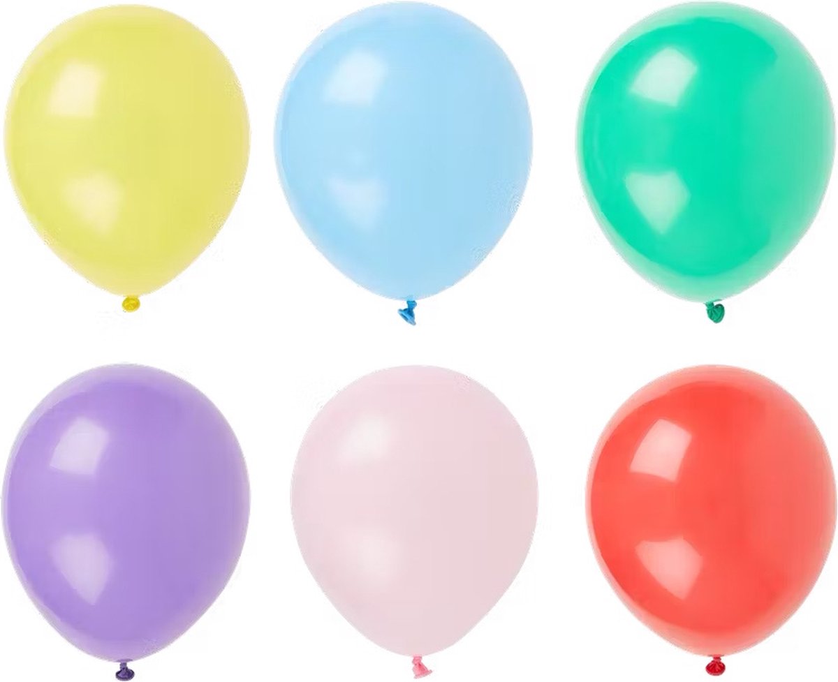 Gekleurde Ballonnen - XL- 26cm - 50 stuks - Merkloos