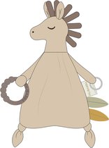 Speendoek - Knuffel doek - Bijtring - Paard - Baby - Kraam cadeau
