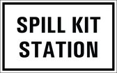 Spill kit station bord - kunststof 400 x 250 mm