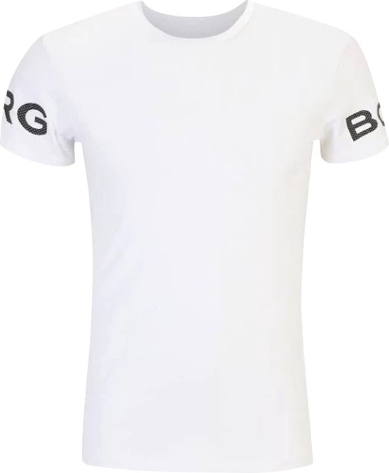 Björn Borg T-shirt - wit - Maat: XL