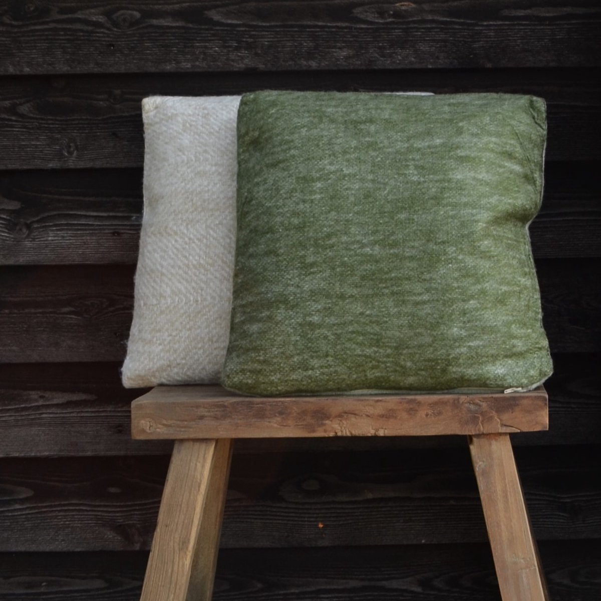 DKNC Kussen Acryl Groen 45x45x8cm