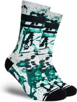 FLINCK Sportsokken - Green Glow - Maat 42-44 - Unisex - Heren Sokken - Dames Sokken - Naadloze sokken - Crossfit Sokken - Hardloop Sokken - Fitness Sokken - Fietssokken