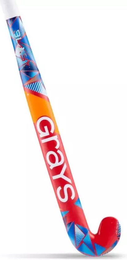 Grays blast ultrabow wood hockeystick roze/blauw kinderen