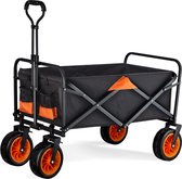 Bol.com Bolderkar - 8 inch - Inklapbaar - Handkar - Transportkar - Gereedschapskar - Met verstelbare handgreep - Draagvermogen 1... aanbieding