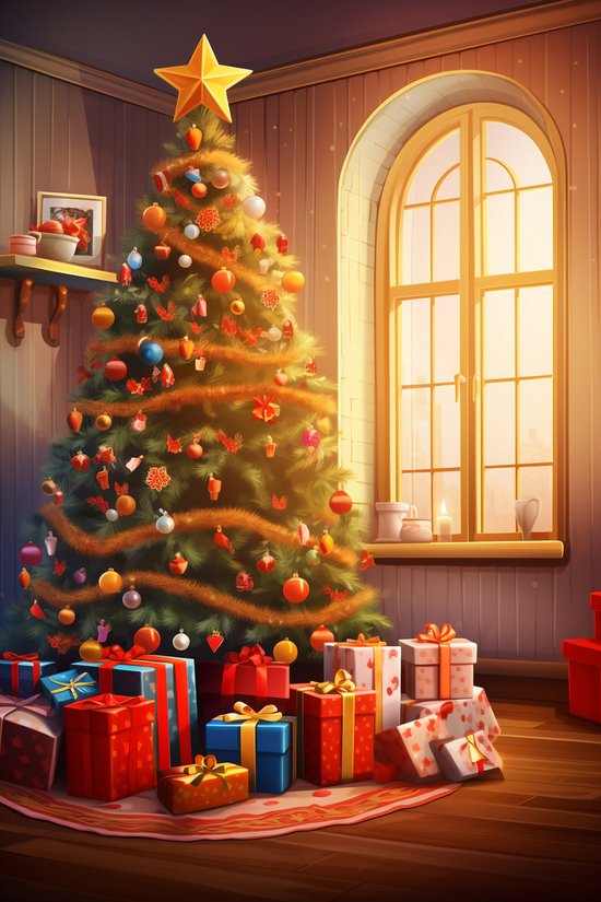 Kerst Poster | Kerstboom Poster | Christmas Poster | Kerst Decoratie | Kerst...  | bol