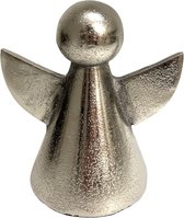 Home Society - Deco ange - Gaby - Métal - Taille S - Argent - 8 x 7 x 5 cm