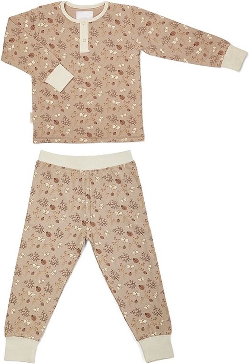 Nuuroo – Sara Sleepwear Pyjama – Sand Flower bee Roze