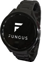 Fungus - Smartwatch bandje - Geschikt voor Samsung Galaxy Watch 6, Watch 5 (Pro), Watch 4 - Horloge - Metaal - Eenvoudig op maat - Zwart