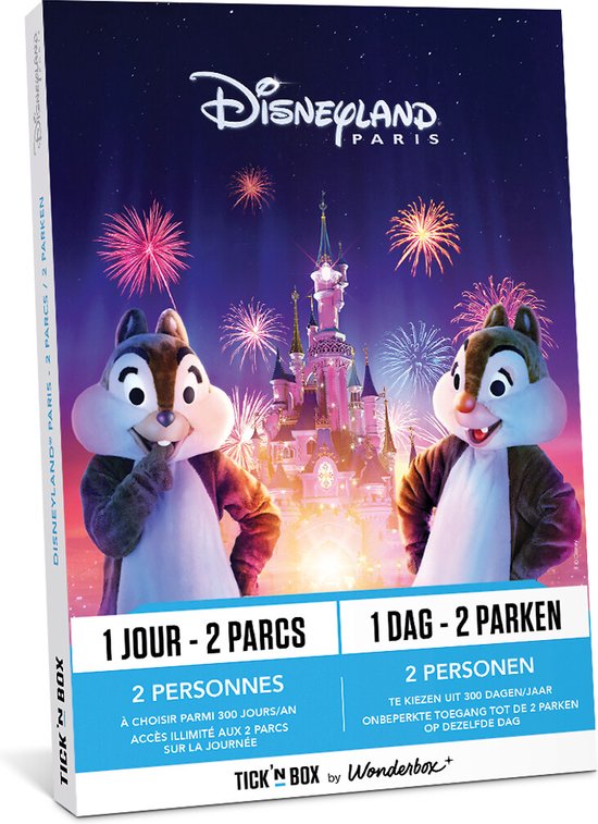 Wonderbox cadeaubon - Disneyland® Paris (1 jour / 2 parcs)