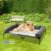 Trendopolis Hondenbed L op Pootjes - Hondensofa - Comfortabel en Duurzaam Verhoogd Hondenbed: De Perfecte Rustplaats voor Je Trouwe Vriend