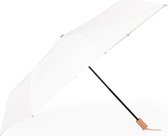 Paraplu opvouwbaar - Paraplu's - Regenbescherming - Diameter 106 cm - Polyester - Hout - Naturel