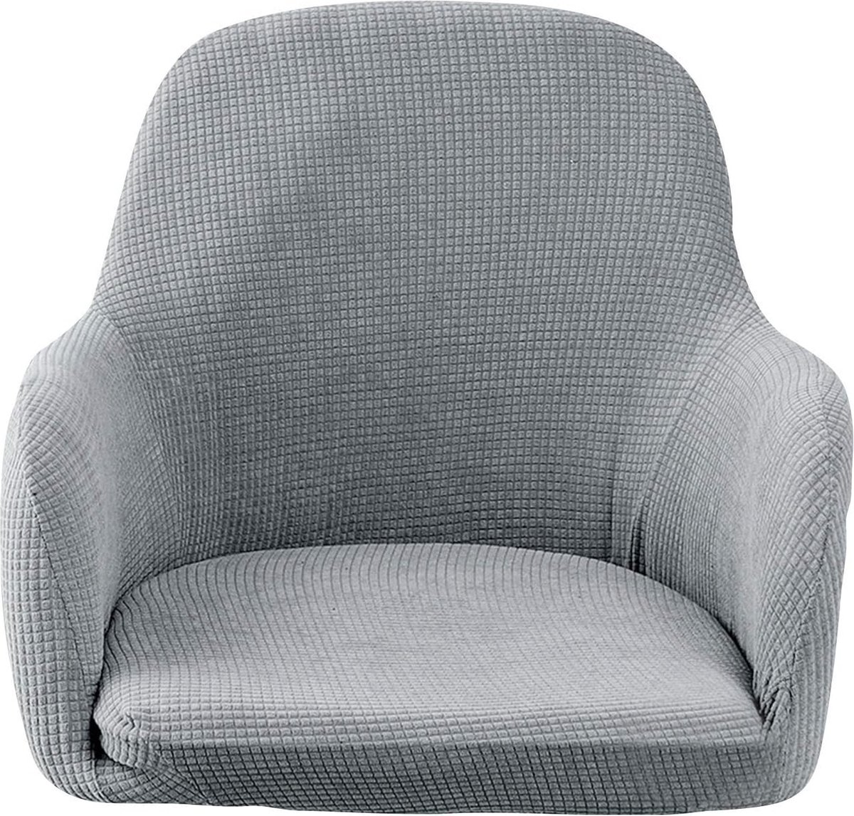 Stretch stoelhoes, stoelhoes, stoelhoes voor eetkamer, kantoor (grijs)