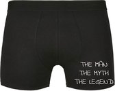 The man the myth the legend Heren Boxershort - humor - vriend - onderbroek - grappig