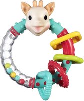 Sophie de Giraf Multi-textuur Rammelaar - Bijtring - Baby Speelgoed - Kraamcadeau – Babyshower cadeau - Vanaf 3 maanden - 13,5 x 9 x 5,3 cm - Meerkleurig