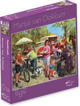 Puzzle marius van dokkum - food truck - 1000 pièces