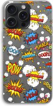Case Company® - Hoesje geschikt voor iPhone 15 Pro Max hoesje - Pow Smack - Soft Cover Telefoonhoesje - Bescherming aan alle Kanten en Schermrand