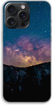 Case Company® - Hoesje geschikt voor iPhone 15 Pro Max hoesje - Travel to space - Soft Cover Telefoonhoesje - Bescherming aan alle Kanten en Schermrand