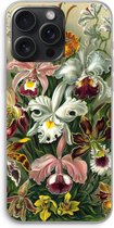 Case Company® - Hoesje geschikt voor iPhone 15 Pro Max hoesje - Haeckel Orchidae - Soft Cover Telefoonhoesje - Bescherming aan alle Kanten en Schermrand