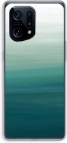Case Company® - Hoesje geschikt voor Oppo Find X5 hoesje - Ocean - Soft Cover Telefoonhoesje - Bescherming aan alle Kanten en Schermrand
